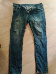 Vintage Wash Denim Jeans