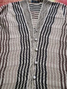 Striped Knit Cardigan