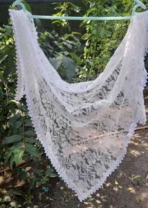 Chapel Scarf White Color For Christians