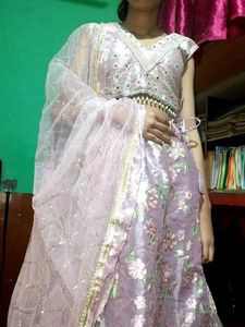 Floral Lehenga Choli with Dupatta