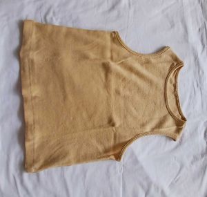 &#34;Sand Dune&#34; Ribbed Knit Tank