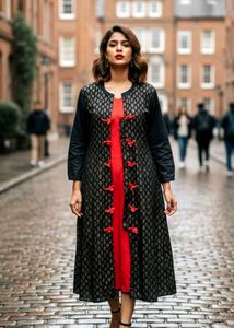 Siyahi Unique Tunic Or Open Shrug Styled Kurti