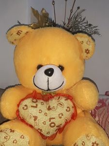 Baby YELLOW TEDDY BEAR With Heart