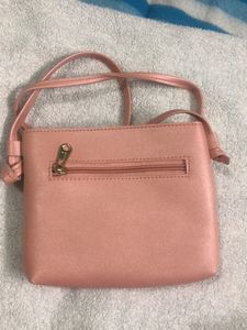Pink Shiny Sling Bag