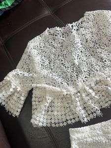 Lace Top &amp; Skirt Set