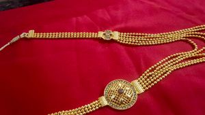 Kaliyani Jwellers Gold Plated Long Necklace