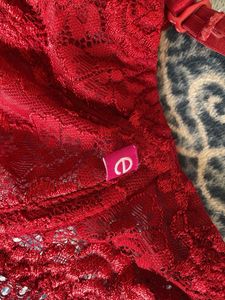 Red Lace Bra