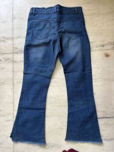 Unique Flare Jeans with Embellishments