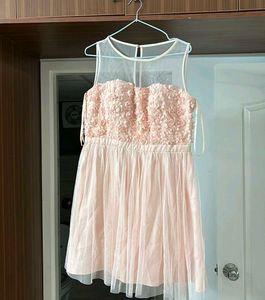 PARTY PEACHY-PINK DRESS