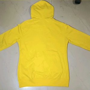 Yellow Zip-Up Hoodie