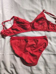 Women Panty Bra Set