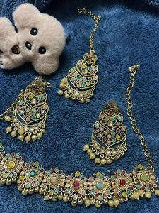 Colorful Indian Jewelry Set
