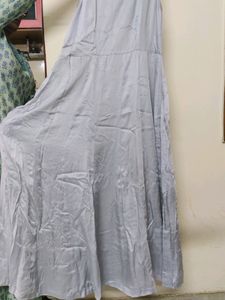 Elegant Grey Ball Gown