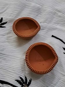 Terracotta Diyas (Set of 2)