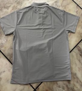 Men Solid polo Neck Cotton Blend Grey T-shirt