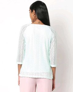 Fig Mint Green Lace Top (XL SIZE)
