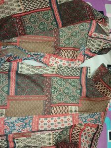 Patterned Top , cropped shirt