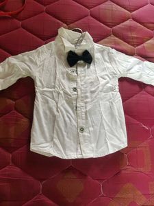 Cute White Shirt & Bowtie