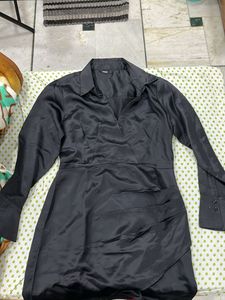 Chic Black Shirt Dress