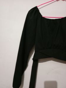 Boatneck Crop Top