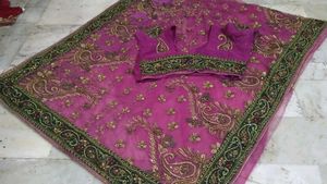 Full Work Saree With Blouse ✨