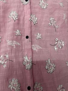 Pink Medium Length Kurta