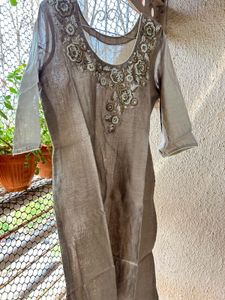 Embroidered Indian Outfit