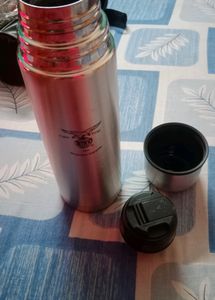 New Steel Vacuum Flask With Pouch Bag