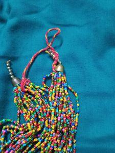 Colorful Beaded Statement Necklace