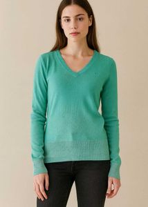 Esprit Green V-Neck Sweater