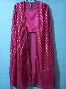 PINK ETHINIC SET FOR WOMEN