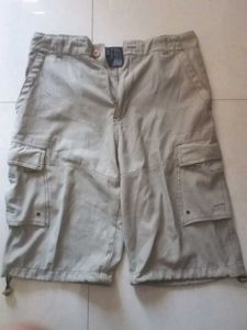 Khaki Cargo Shorts