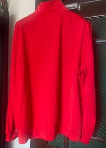 Puma Men Red &amp; Black Solid Tape Tracksuit