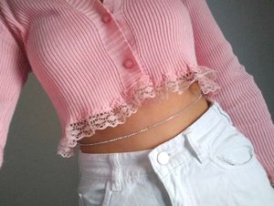 Full Sleeve Pink Cute Lace Top
