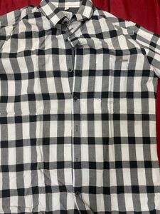 Black and White Checkered Shirt