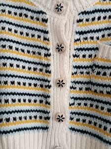 Patterned Knit Cardigan