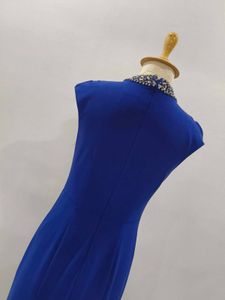 blue gown