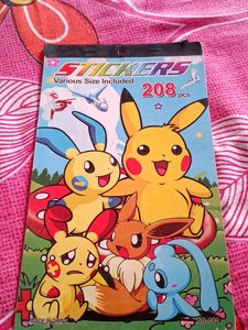 Pokemon Sticker Book New For Kids