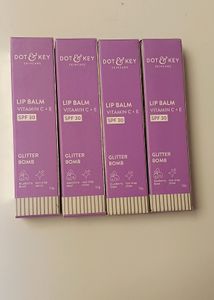 Combo Of 4 Dot & Key  Glitter Bomb