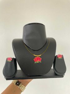 Lotus Charm Invisible Necklace