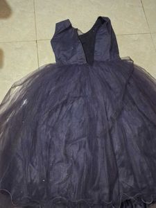 Elegant Purple Girls' Dress
