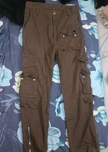Brown Cargo Pants