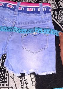 Denim Shorts For Kid Girls