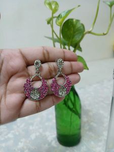 Dangle Earrings Combo Of 6 And Bracelet Free