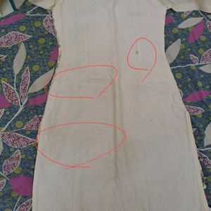 Ethnic Custom Stitch Suit Set with stains