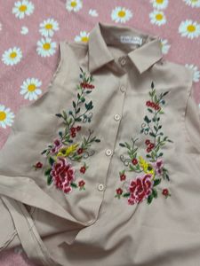 Floral Embroidered Top