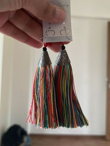 Colorful Tassel Drop Earrings