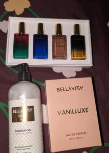 Bellavita Luxury Perfumes And Shower Gel Collectio