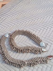 Silver Anklets with bells
