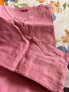 W Pink Kurti  - Size 16